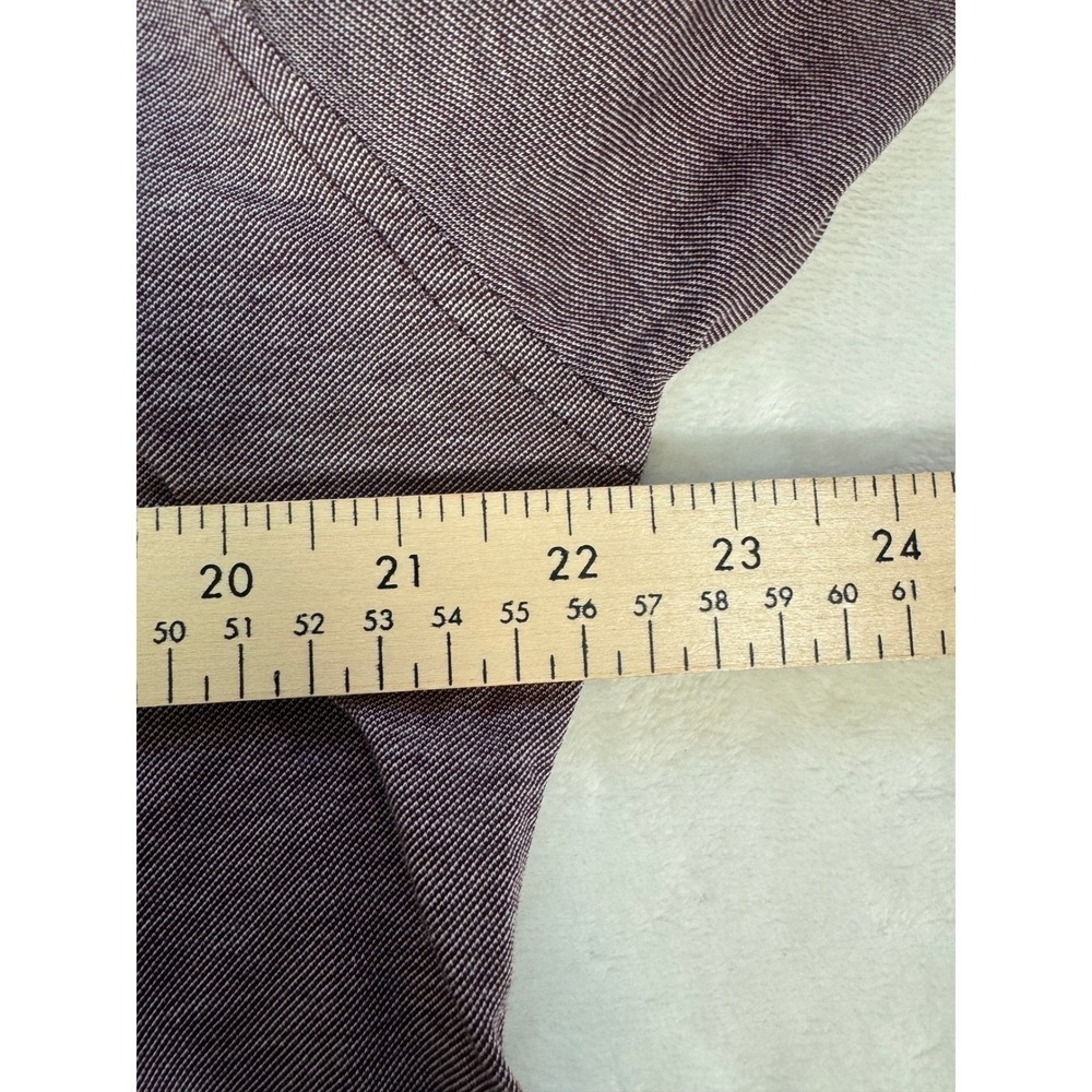 DKNY Men's Purple Long Sleeve Button Up Shirt Cotton Knit Size Large Regular Fit - Picture 5 of 8